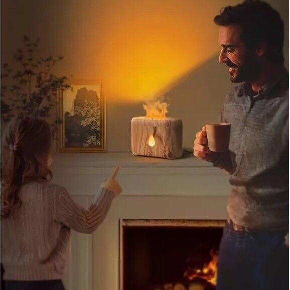 🔥Flame Diffuser for Essential Oils, 200ml Ultrasonic Aroma Diffuser BNWT🔥 - Picture 4 of 4